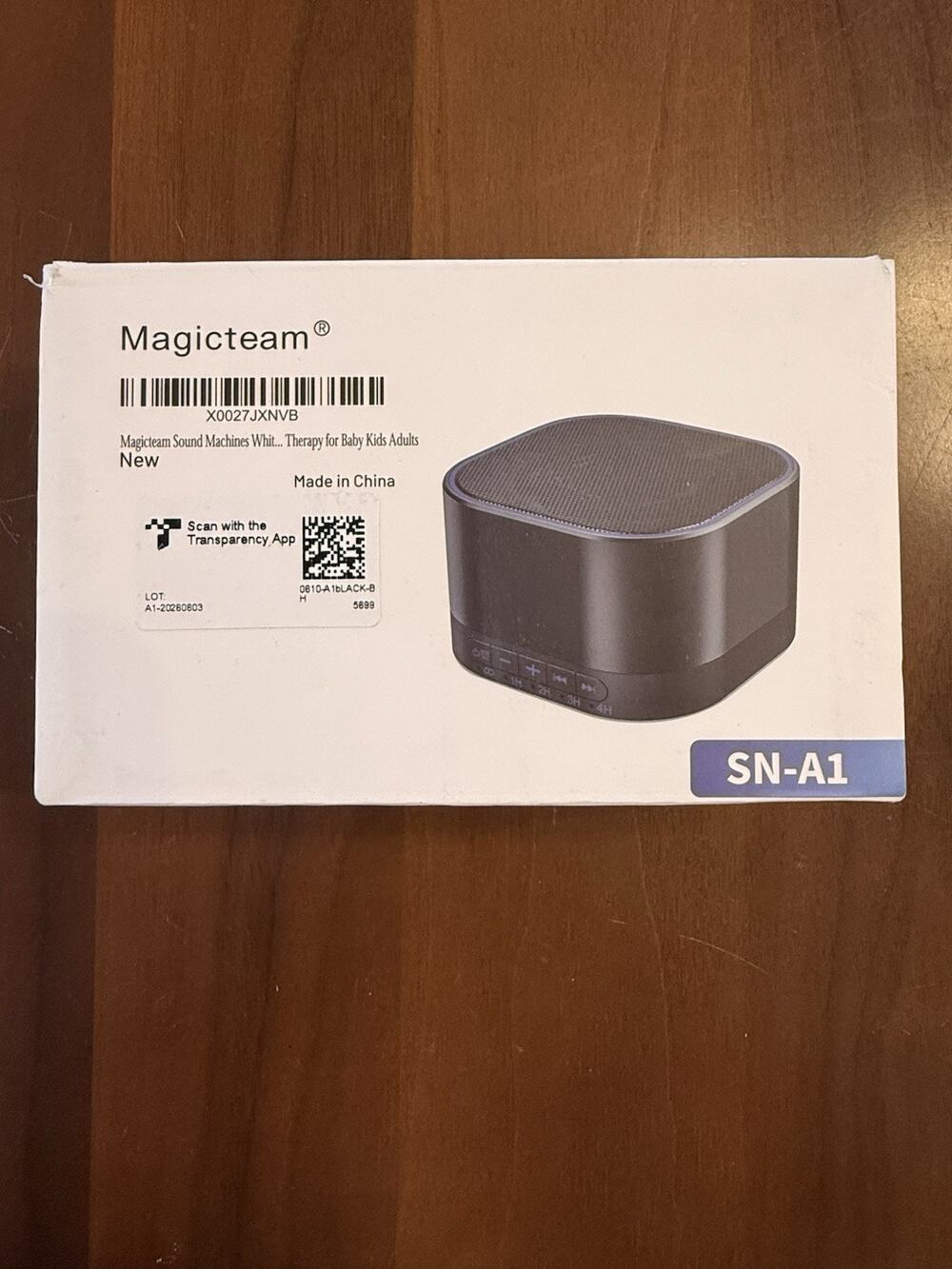 NEW Magicteam White Noise Sound Machine – 20 Sleep Sounds + Timer